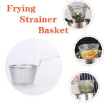 FritösKorg™ – Rostfri Ströksil med Handtag