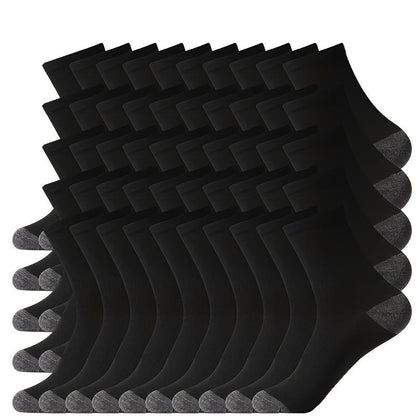 BasicBlack – 20/30/50 par svarta herrstrumpor