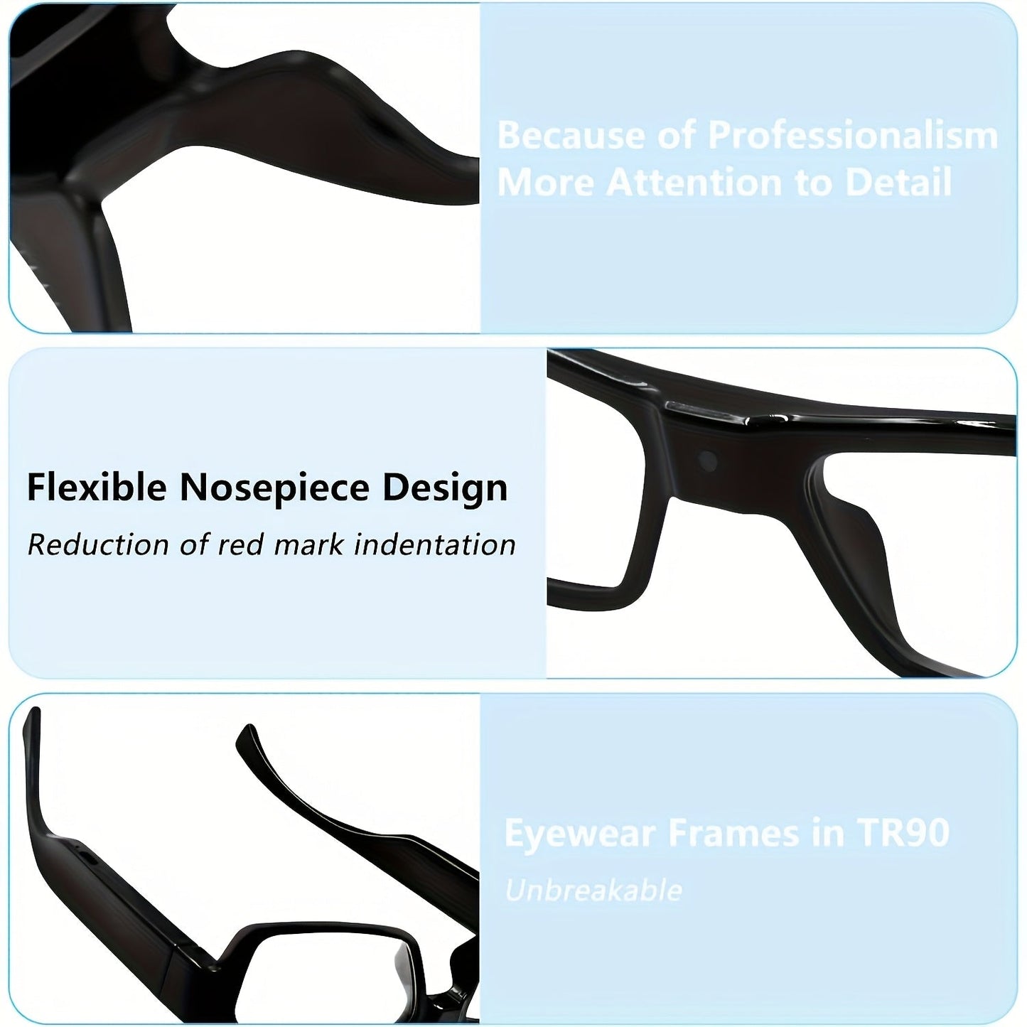 SmartGlas™ – Kameralasit 1080P-videolla