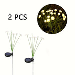 SvamplampaSol™ – Solcellslampa med 6 LED för Trädgård