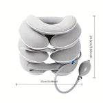 NeckEase™ – Justerbar Uppblåsbar Nackkudde