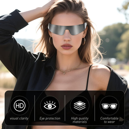 Futuristiska glasögon – techno & alien design