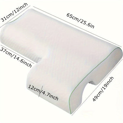 MysaKudden - Minnesskumskudde med Bågstöd för Sömn