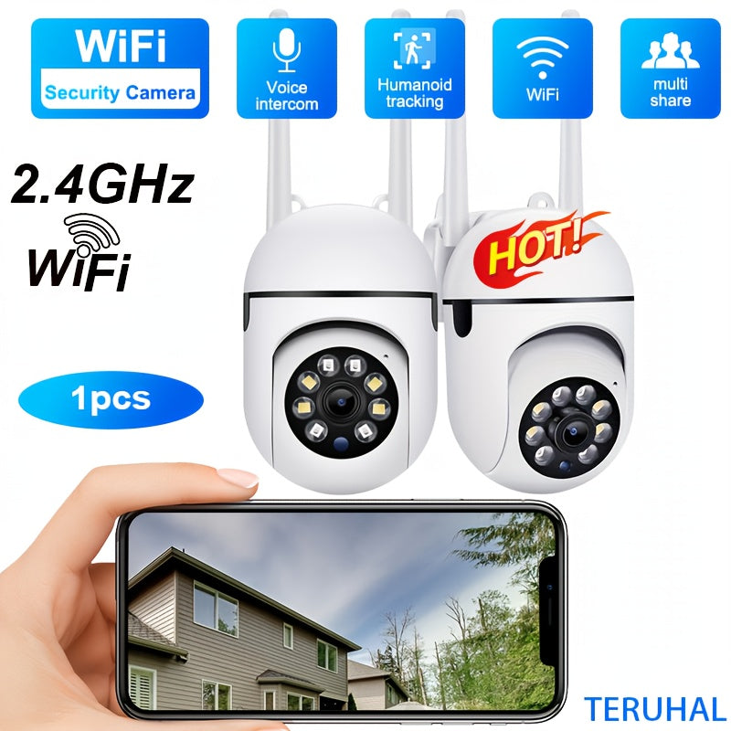 WiFi Kamera med Rörelse & Tvåvägsradio