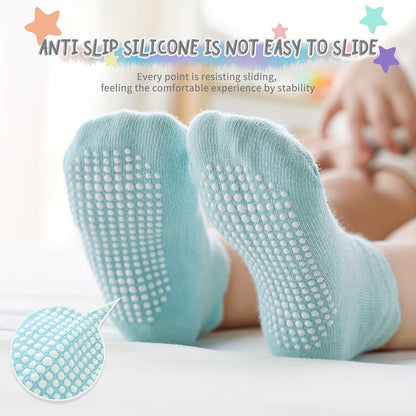 BabyGrip – 24-pack halkfria strumpor för småbarn