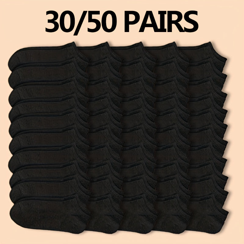 Storpack strumpor 30/50-pack Unisex Ankelsockor