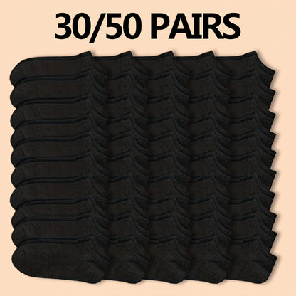 Storpack strumpor 30/50-pack Unisex Ankelsockor