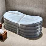 Uppblåsbar badbalja PVC – portabel hopfällbar badtunna för hemmet