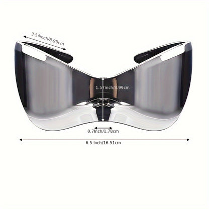 Y2K retro glasögon – stora modeglasögon