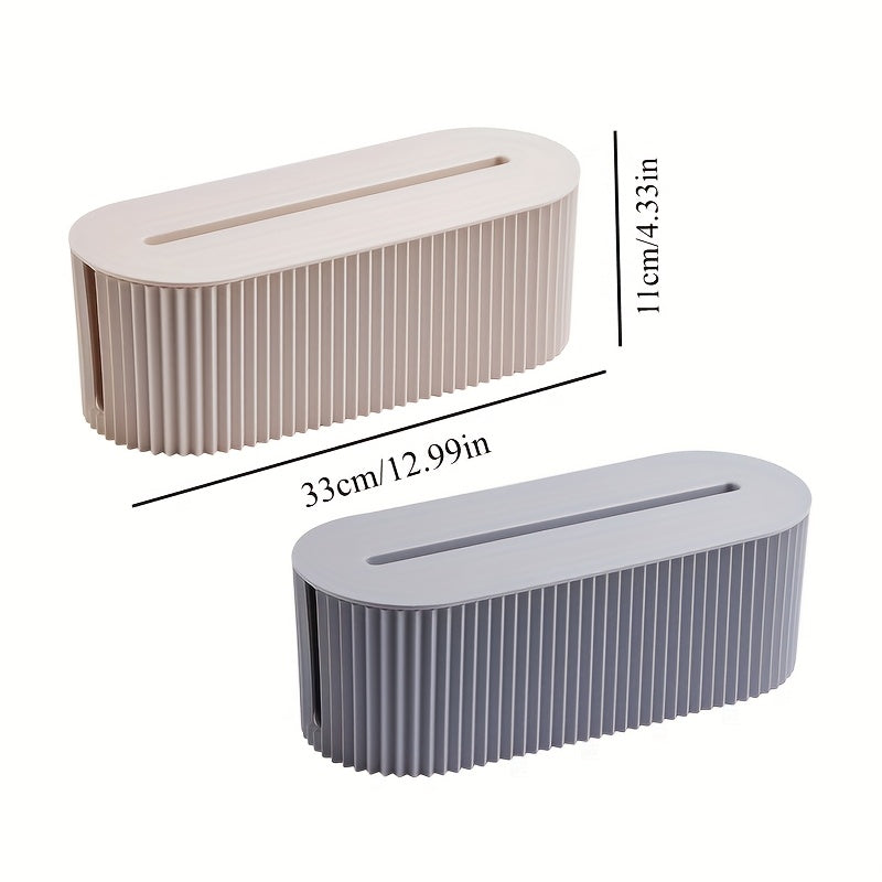 KabelBox™ – Praktisk Kabelorganisatör med Lock