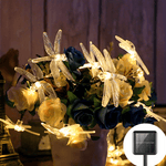 FjärilsLjusslinga™ – Solcellsljusslinga med 20 LED