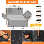 Hundsäte Hammock, Halkfri med Fickor för Bil