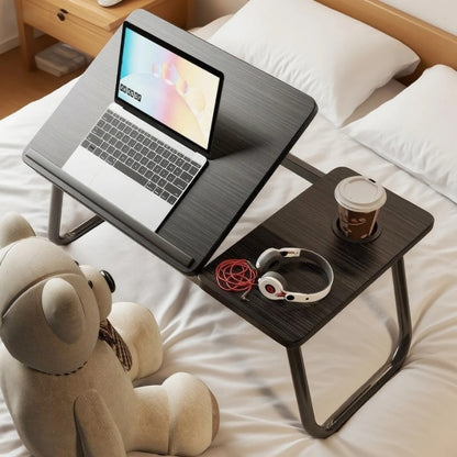 Fällbart laptopsbord aluminium – portabelt skrivbord för dator & hemkontor