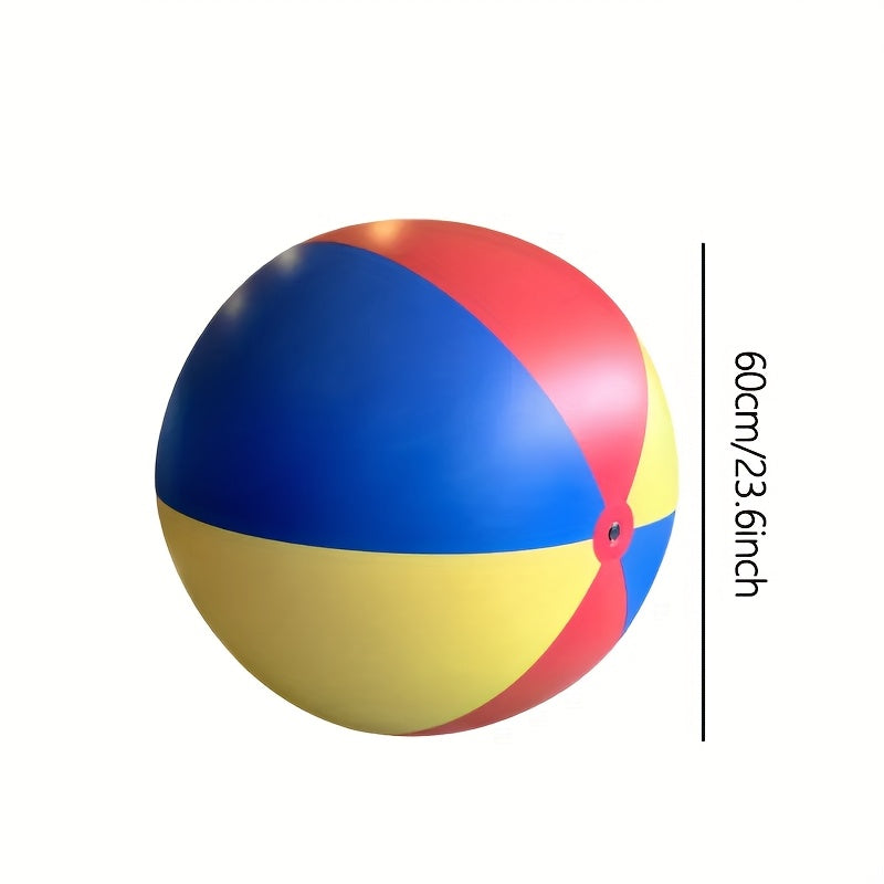 Jättimäinen puhallettava pallo – punainen/keltainen/sininen, rantapeli