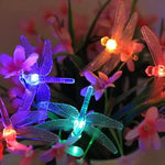 FjärilsLjusslinga™ – Solcellsljusslinga med 20 LED