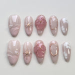 Handmålade 3D Nageldekorer (10-pack)