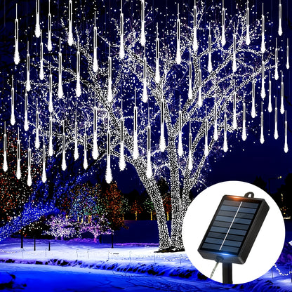 MeteorLjusSol™ – LED Ljusslinga med Solcell och Effekter