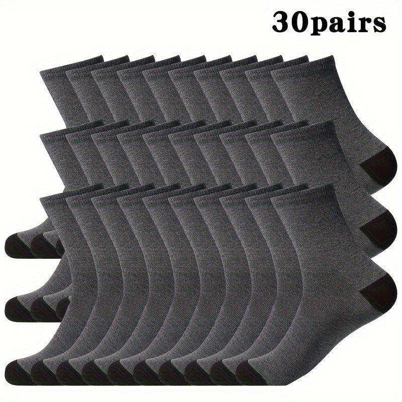 BasicBlack – 20/30/50 par svarta herrstrumpor