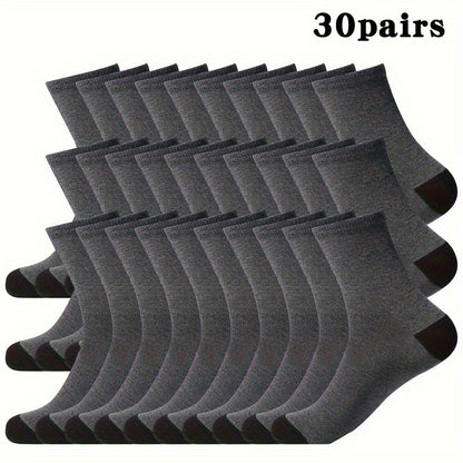 BasicBlack – 20/30/50 par svarta herrstrumpor