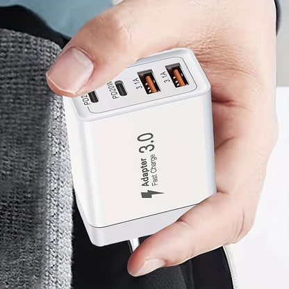 USB-C Snabbladdare – Dubbelport Laddare för iPhone & Android