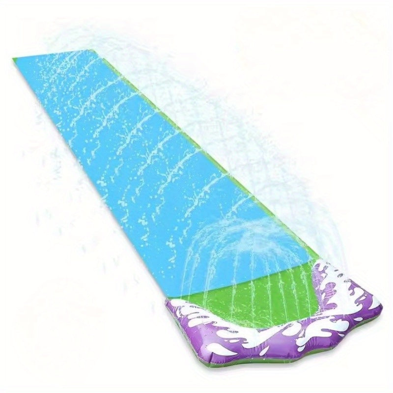 Kjempestor oppblåsbar vannsklie – blå