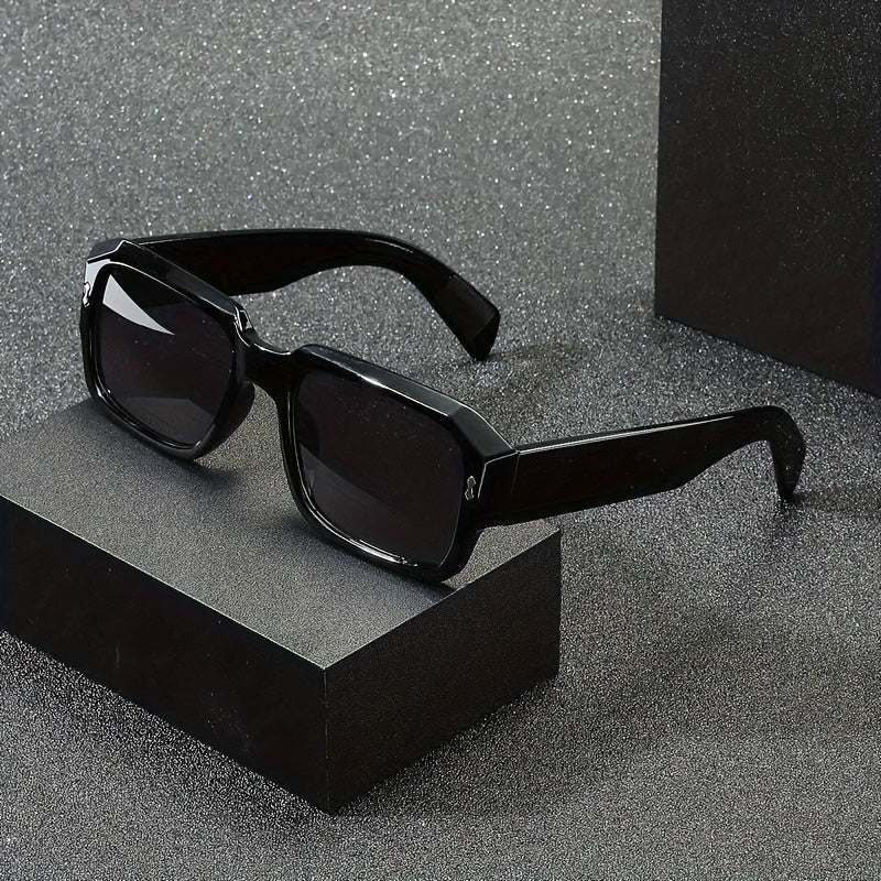 SquareLook™ – Herrglasögon med Svarta Glas