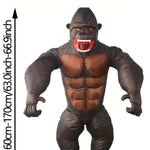 Uppblåsbar Gorilla Maskeraddräkt för Vuxna