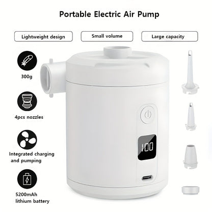 Outdoor wireless electric inflatable portable camping inflatable sofa tent swimming ring air pump inflatable mattress