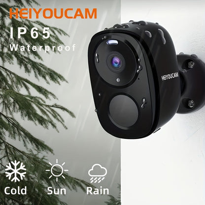 Batteridriven WiFi Säkerhetskamera med Ljus