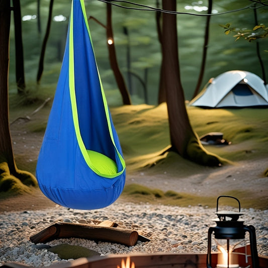 Pod Swing Stol – Hängande Hammock med Uppblåsbar Kudde