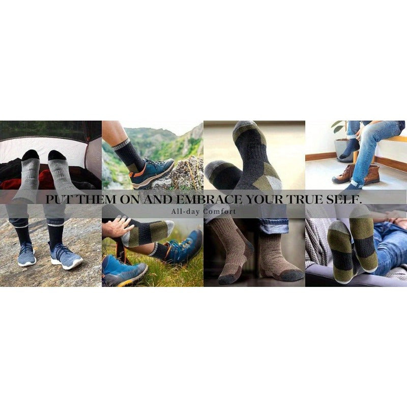 UllKraft – 5-pack herrstrumpor i tjock ull