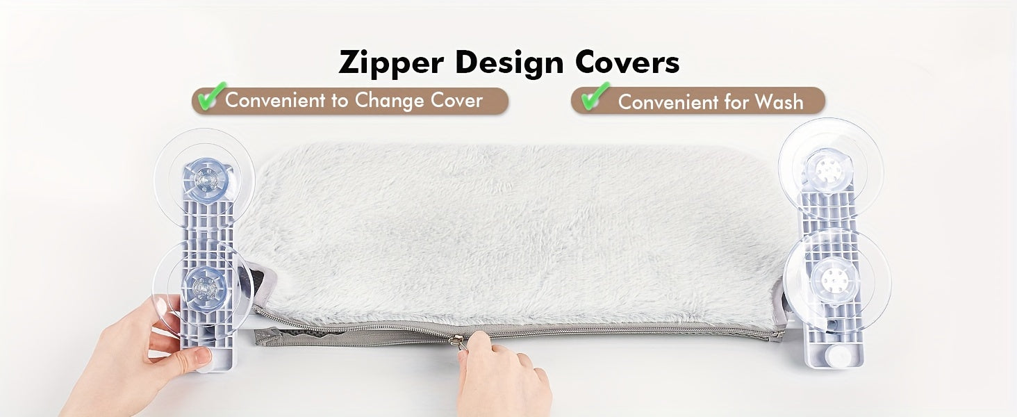 Fönsterhängmatta™ – Fällbar Kattbädd med Sugkoppar