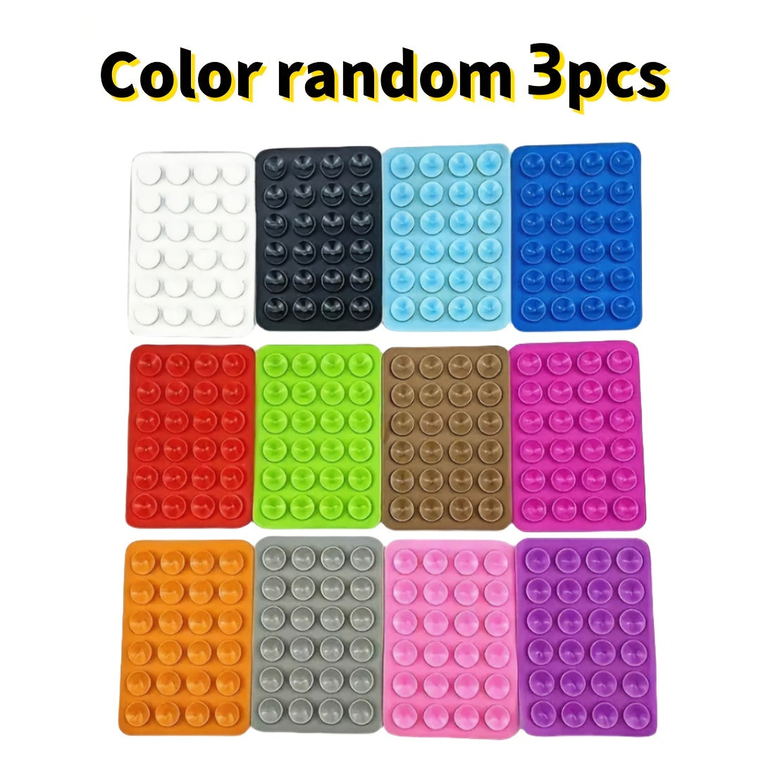 Bubbla – 3-pack mobilskal med sugpropp och färgglad design