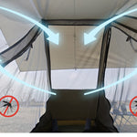 Enpersonstält – Lätt, Myggnät och Snabbtält