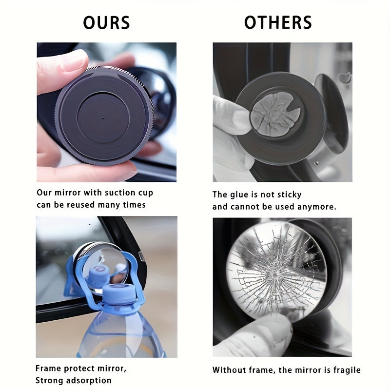 Kuolleen kulman peili, jossa 360° laajakulma