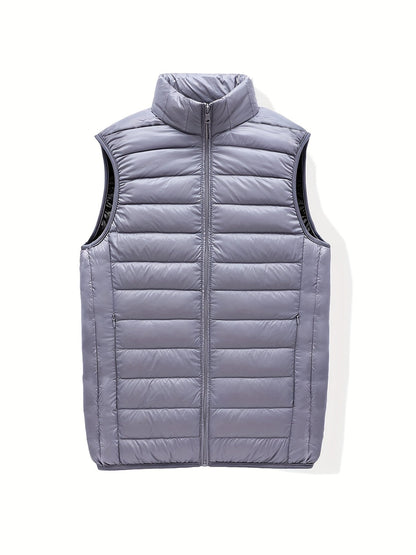 Lättviktsjacka herr – ståkrage & zip-up design för vår/höst