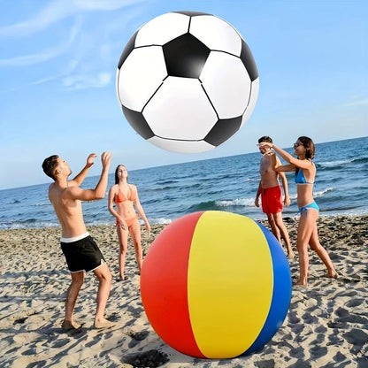 Gigantisk Uppblåsbar Fotboll för Fest och Lek