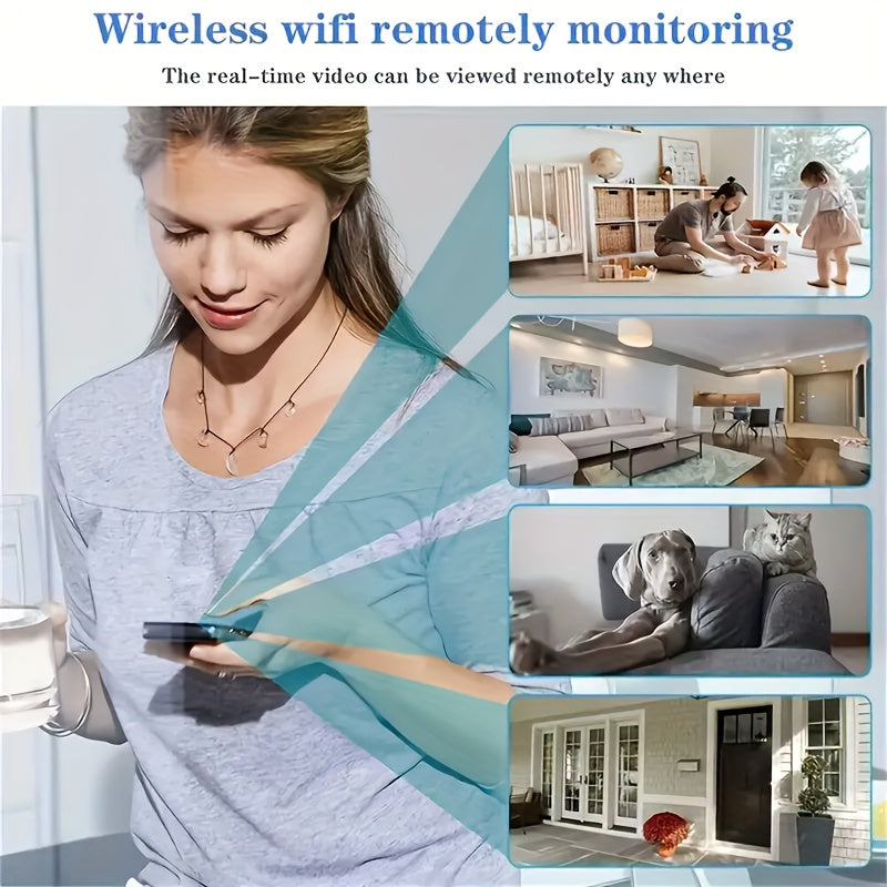 Trådlös 360° Inomhuskamera med App