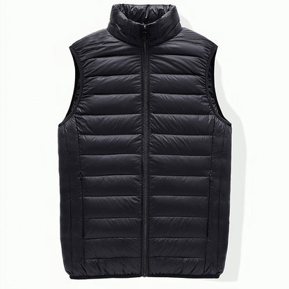 Lättviktsjacka herr – ståkrage & zip-up design för vår/höst