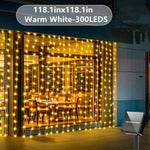 LED Gardinlampa™ – 100/200/300 LED Ljusslinga för Fest