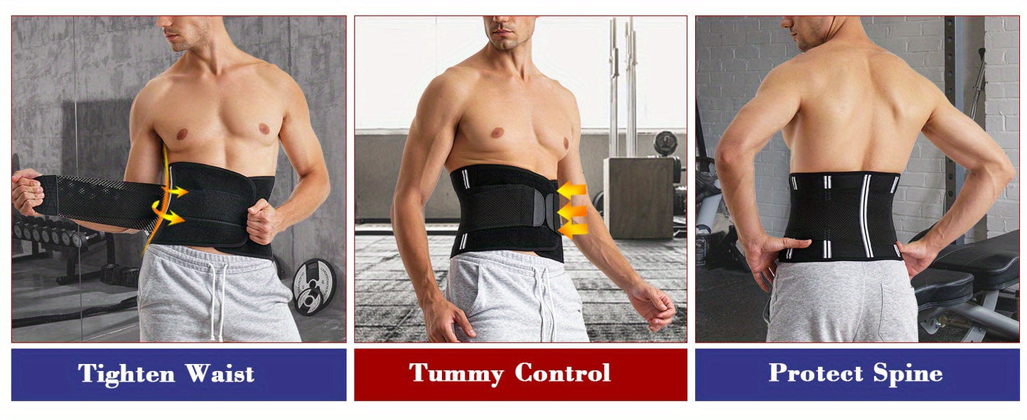 TräningsBälte™ – Mag- och Svettabsorberande Bälte för Män