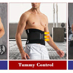 TräningsBälte™ – Mag- och Svettabsorberande Bälte för Män
