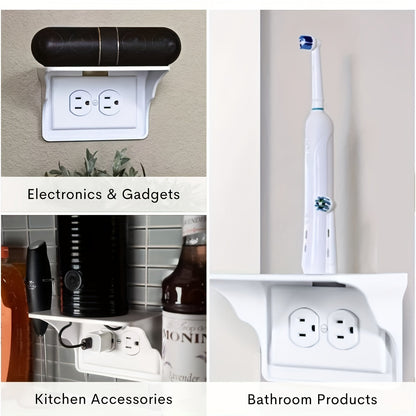 Multifunktionell Hänghylla med Uttagslucka