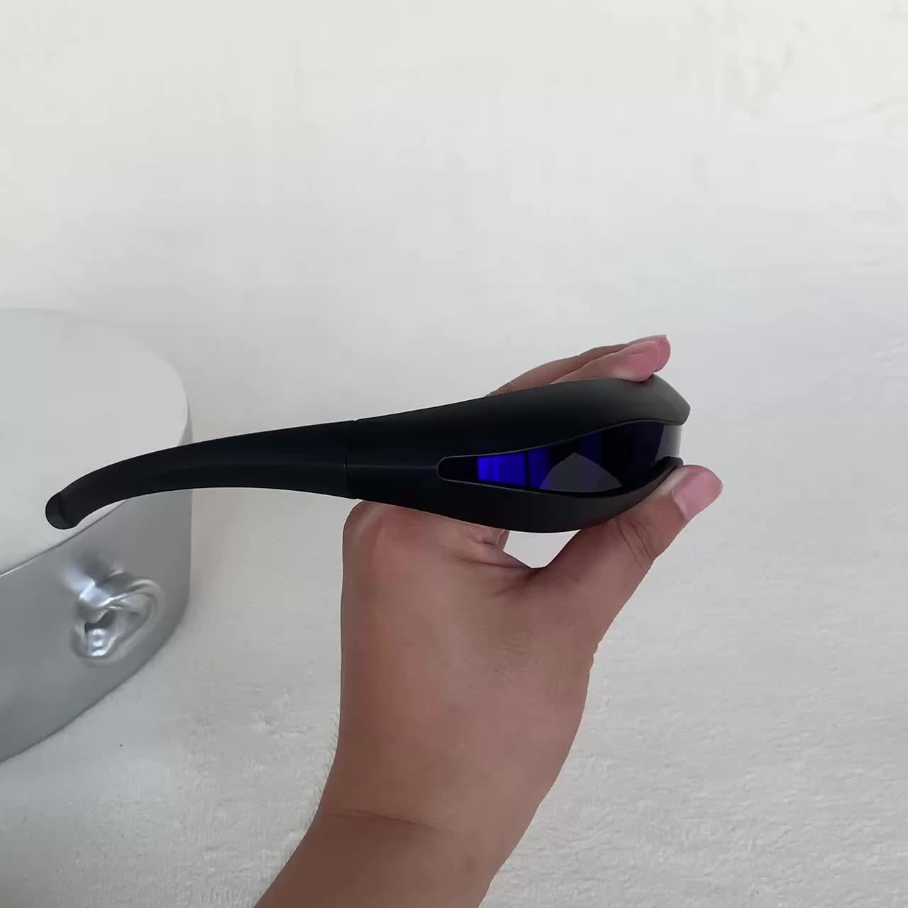 Futuristiska alien-glasögon – unisex med fodral