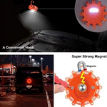 SafeFlare™ – Kompakt LED Varningslampa för Bil | Hög Synlighet & Flera Ljuslägen