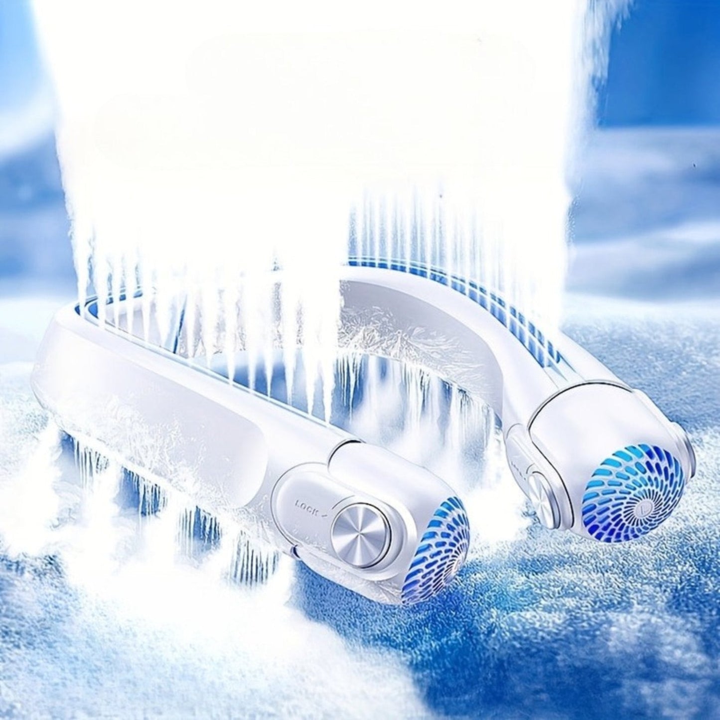 Portabel Nackfläkt – Bladlös, 360° Roterbar, USB