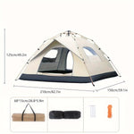 Partytält 3x6 m – stort trädgårdstält med avtagbara sidor