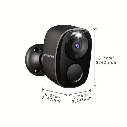 Batteridriven WiFi Säkerhetskamera med Ljus