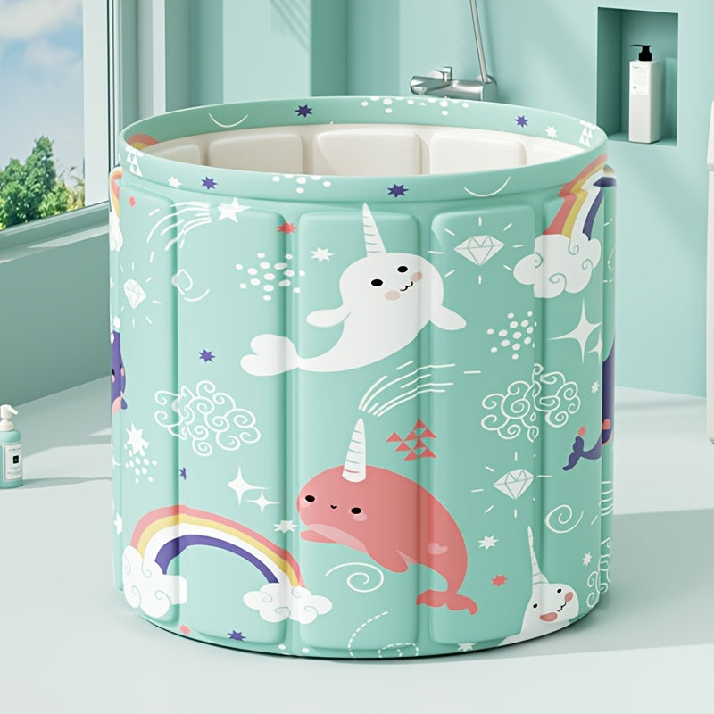 BadaBarn™ – Hopfällbar Badbalja för Barn & Bebisar