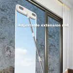 Vindus- og nettingbørste med teleskophåndtak